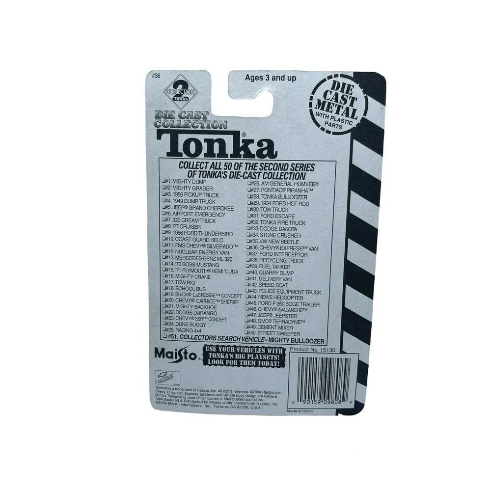 Maisto Tonka Gaddini Deli Delivery Van Blue Vehicle Diecast 1/64 Scale #41/50‎